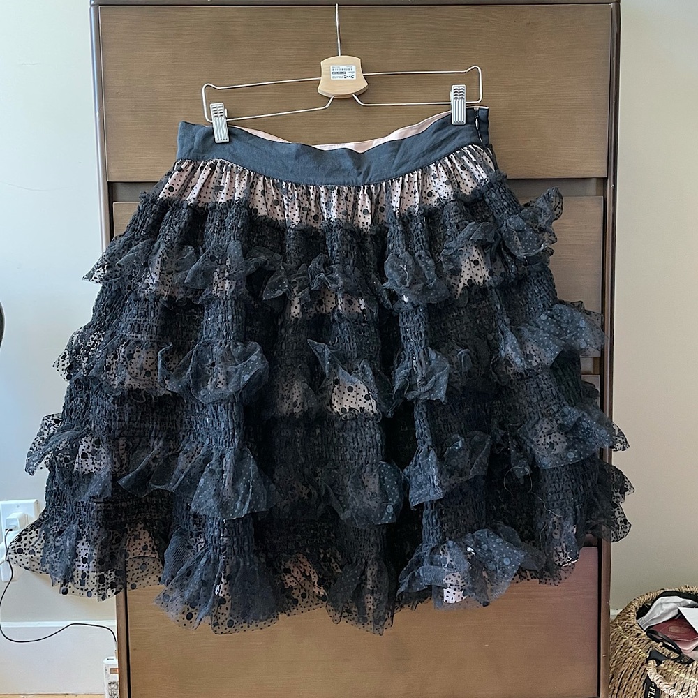 Red Valentino layered tulle skirt